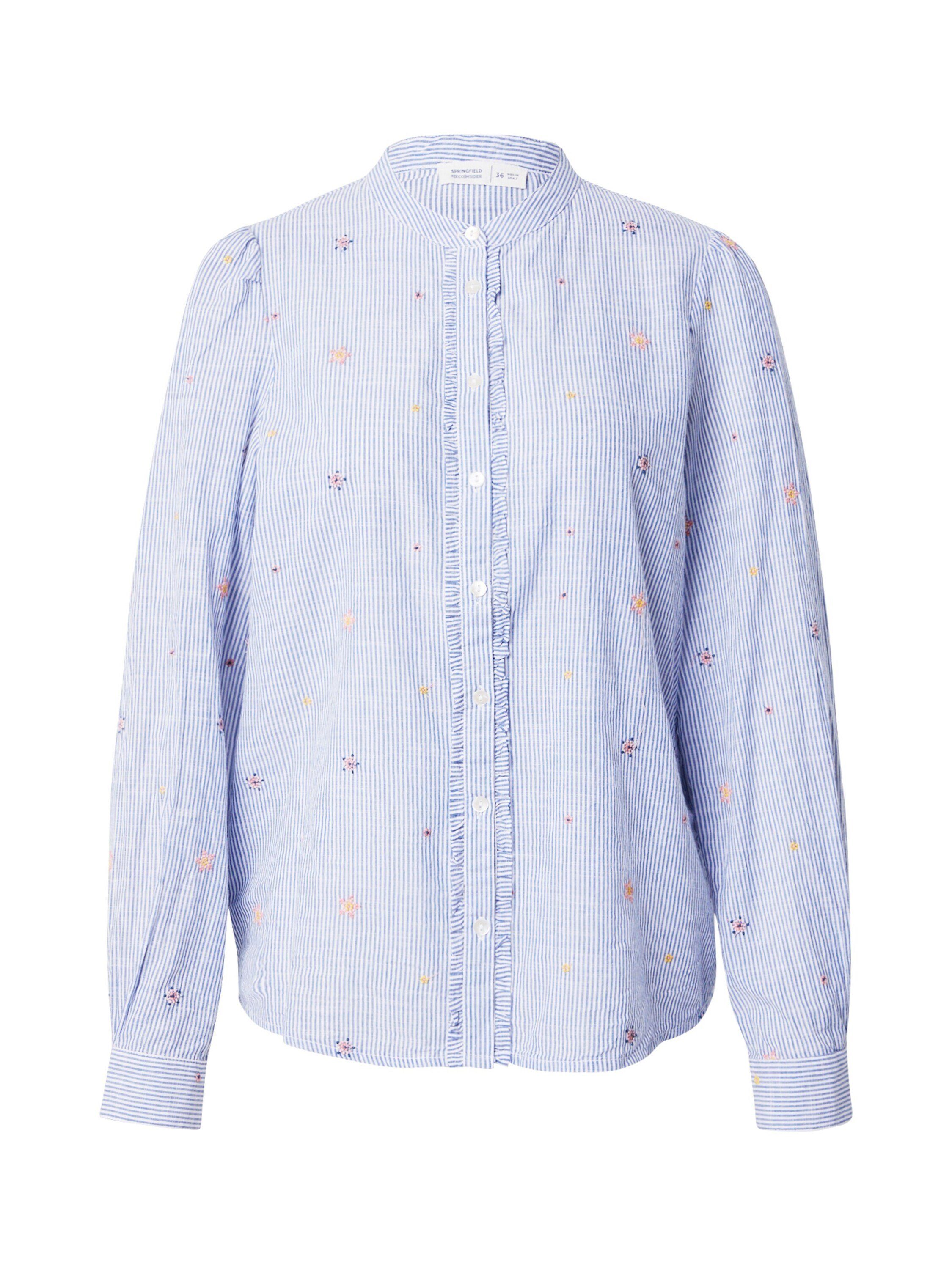 Springfield Funktionsbluse (1-tlg) Stickerei, Rüschen