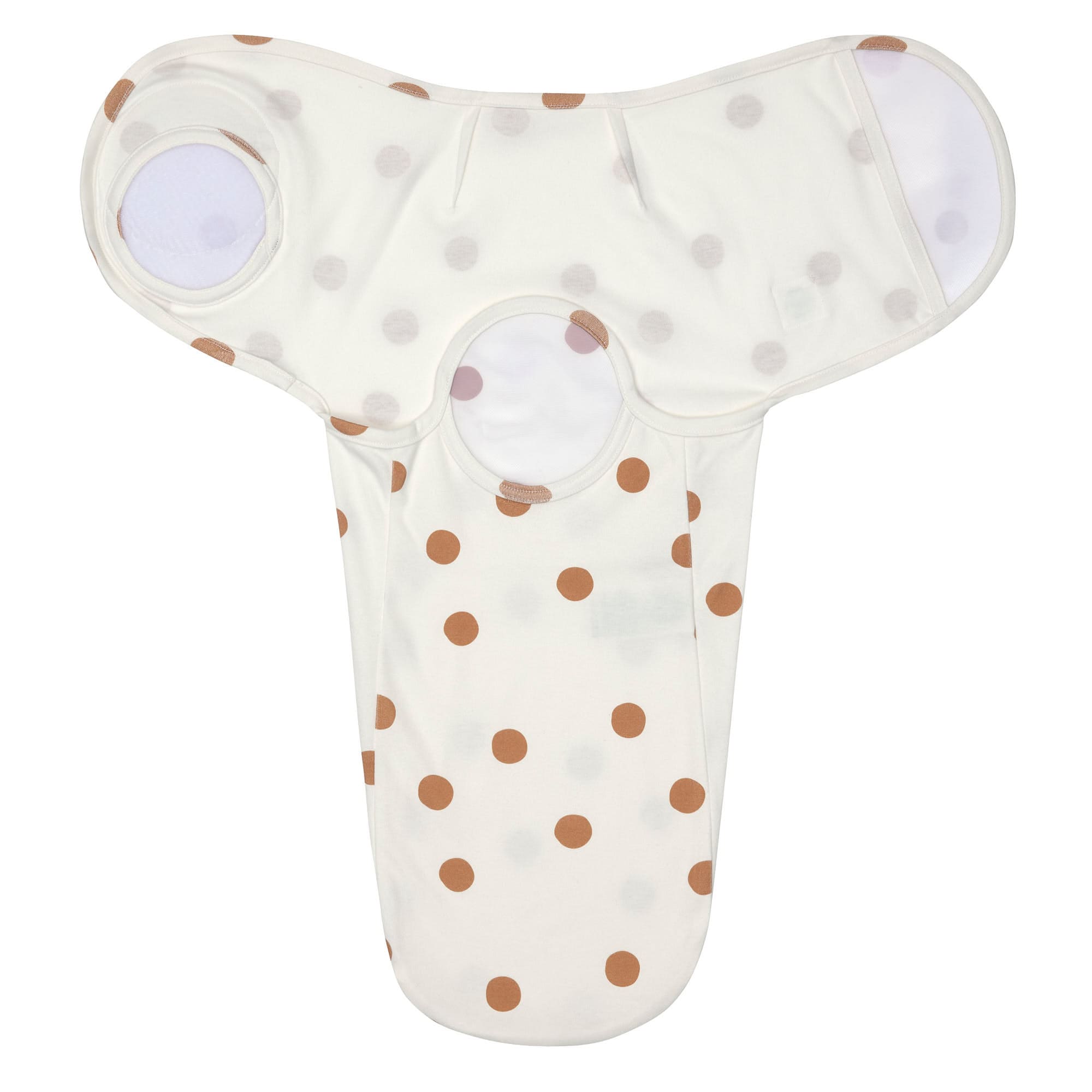 Pucksack - Bio Baumwolle, Big Dots Milky, Weiß