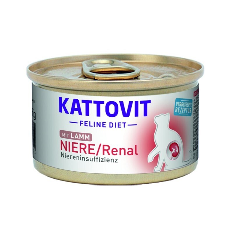 KATTOVIT Nierendiät KATTOVIT Feline Diet Niere/Renal Schaf & Lamm 12x85 g