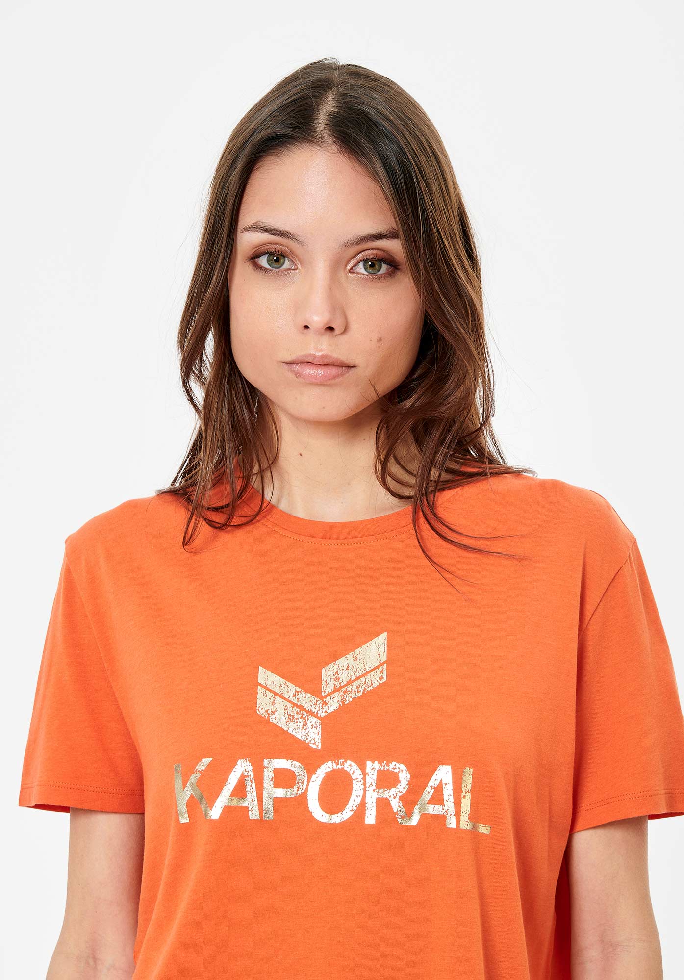 LEMIL  T-shirt orange Femme