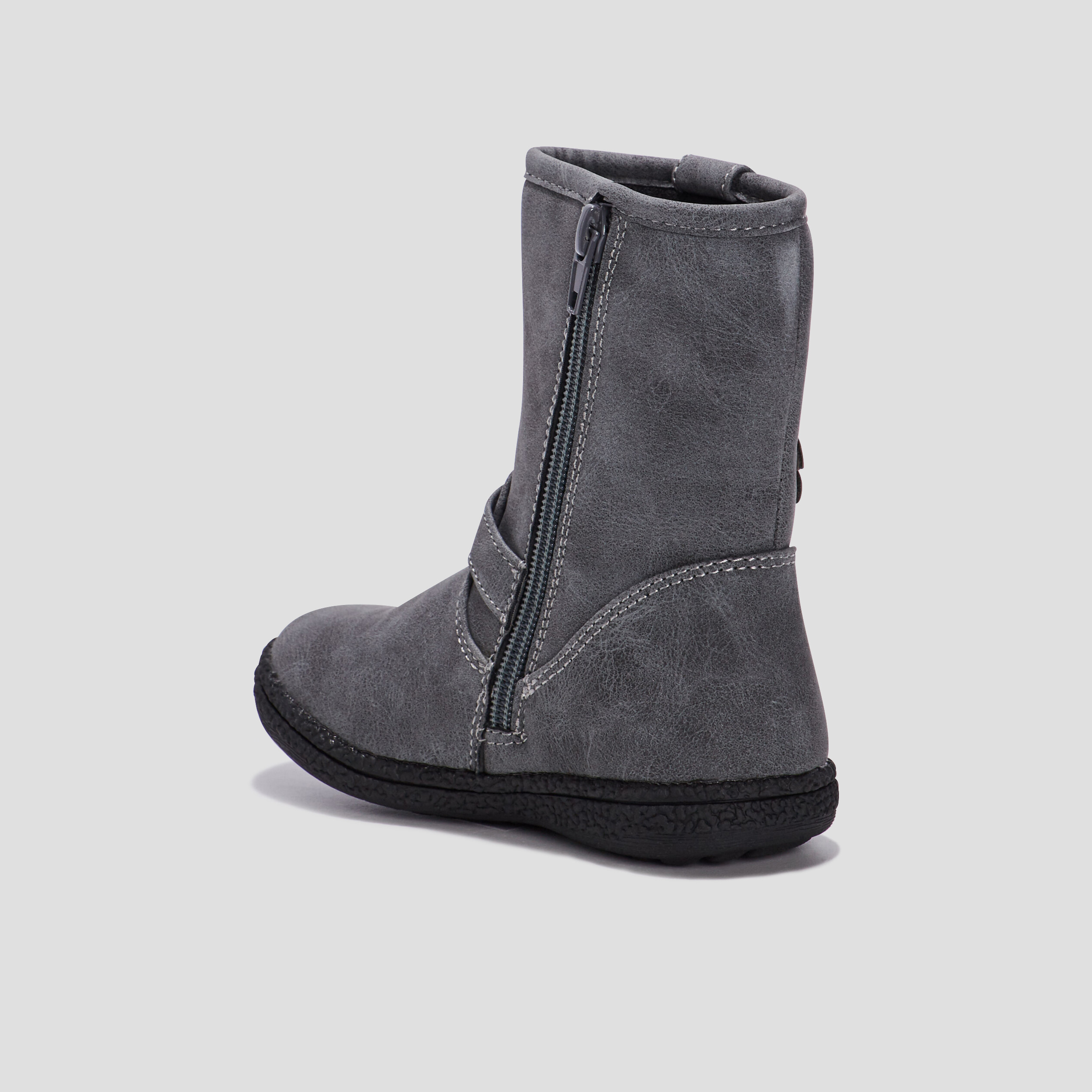 Bottes zippées Liberto gris fille | La Halle