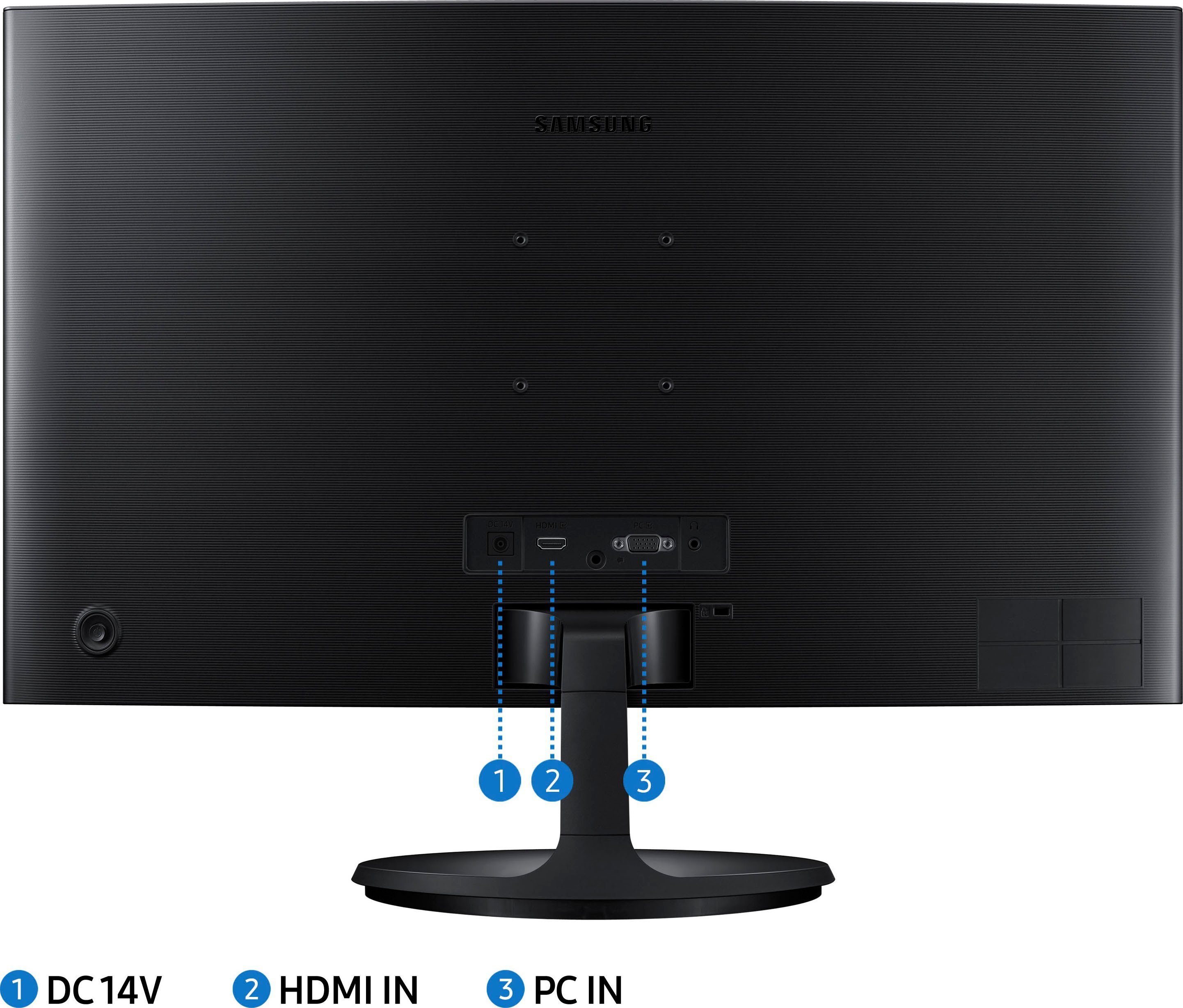 Samsung S24C364EAU Curved-LED-Monitor (60,4 cm/24 