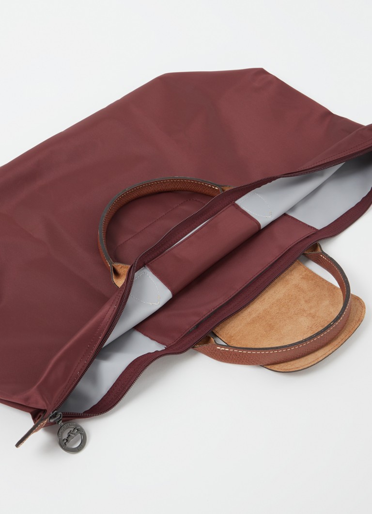 Longchamp Le Pliage Original Reisetasche S mit Lederdetails