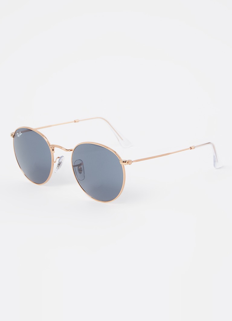 Ray-Ban apaļās metāla saulesbrilles RB3447