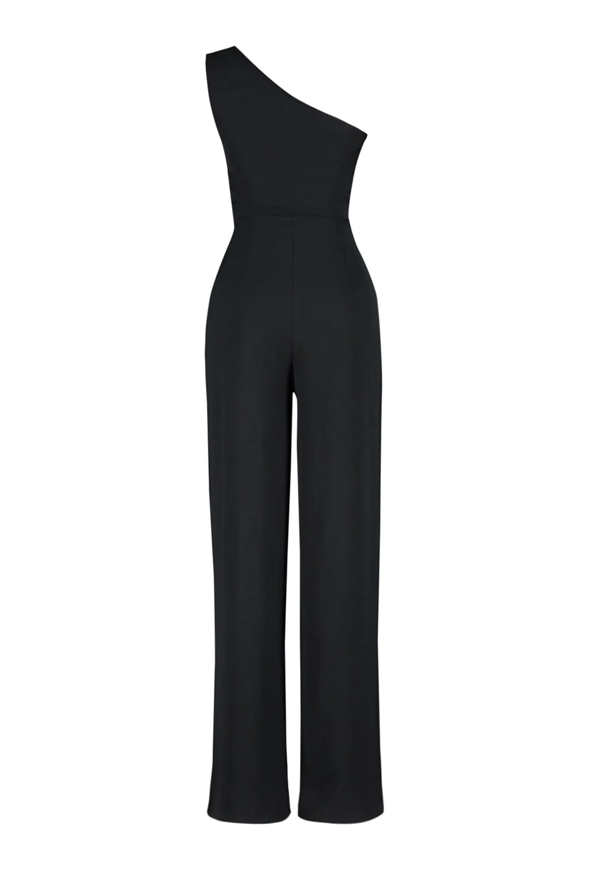 Trendyol Collection  Schwarzer Maxi-Weboverall TWOSS23TU00078