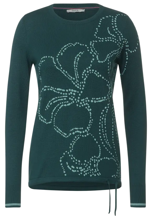 CECIL Strickpullover mit Partprint
