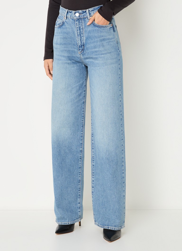 Jeans a gamba larga a vita alta Enijaa di ARMEDANGELS, realizzati in misto cotone biologico lavato.