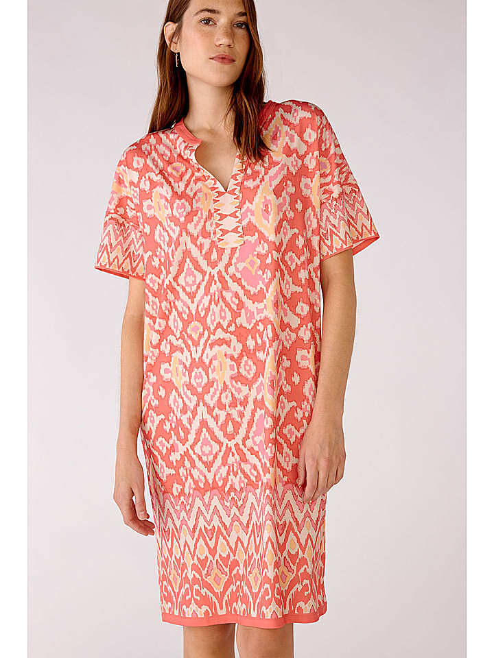 Oui Kleid in Orange günstig kaufen 38