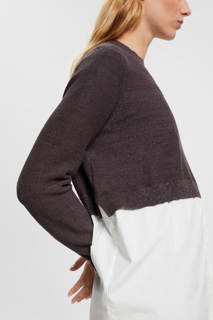 Pullover im Lagenlook, Baumwollmix