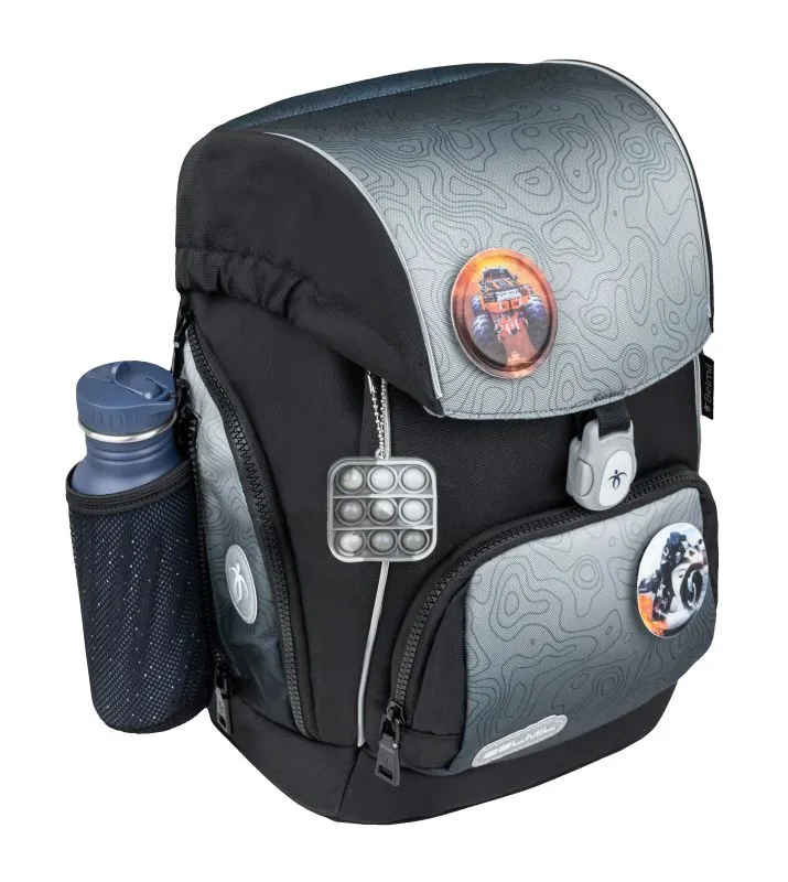Belmil Premium Comfy Plus Schulra﻿nzen-Set 5-tlg - Black Grey