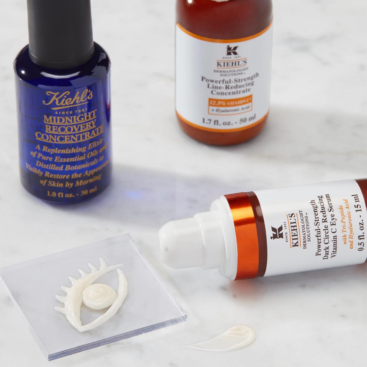 KIEHL&'S Augenpflege Powerful-Strength Line-Reducing & Dark Circle Diminishing Vitamin C Eye Serum