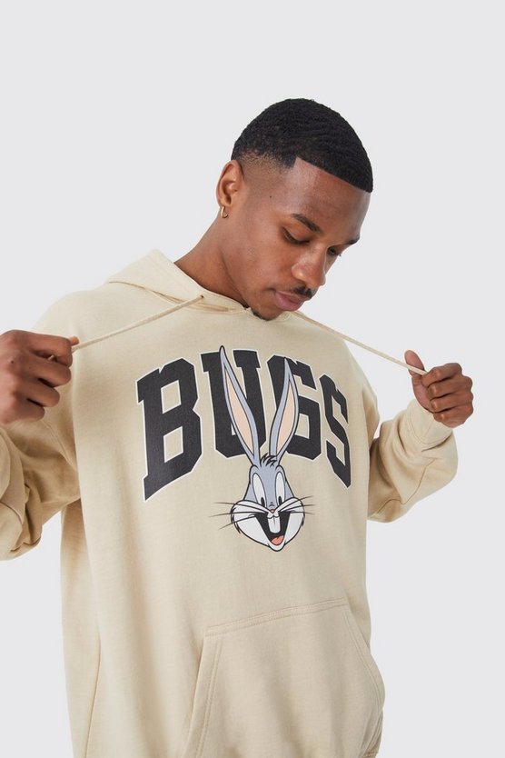Oversize Hoodie mit lizenziertem Bugs Bunny Print