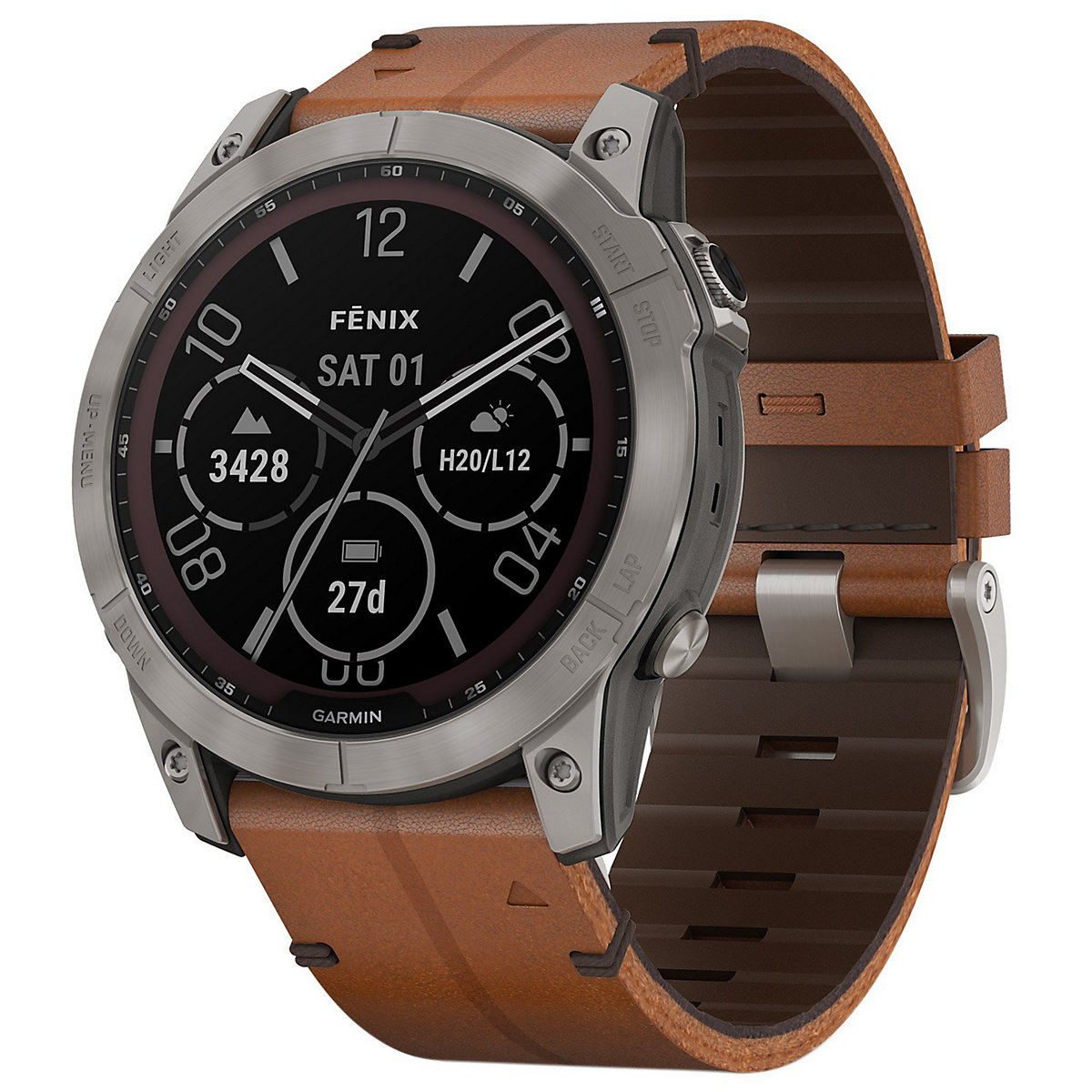 Fenix 7X Saphir Solar Titan Smartwatch Schiefergrau Smartwatches