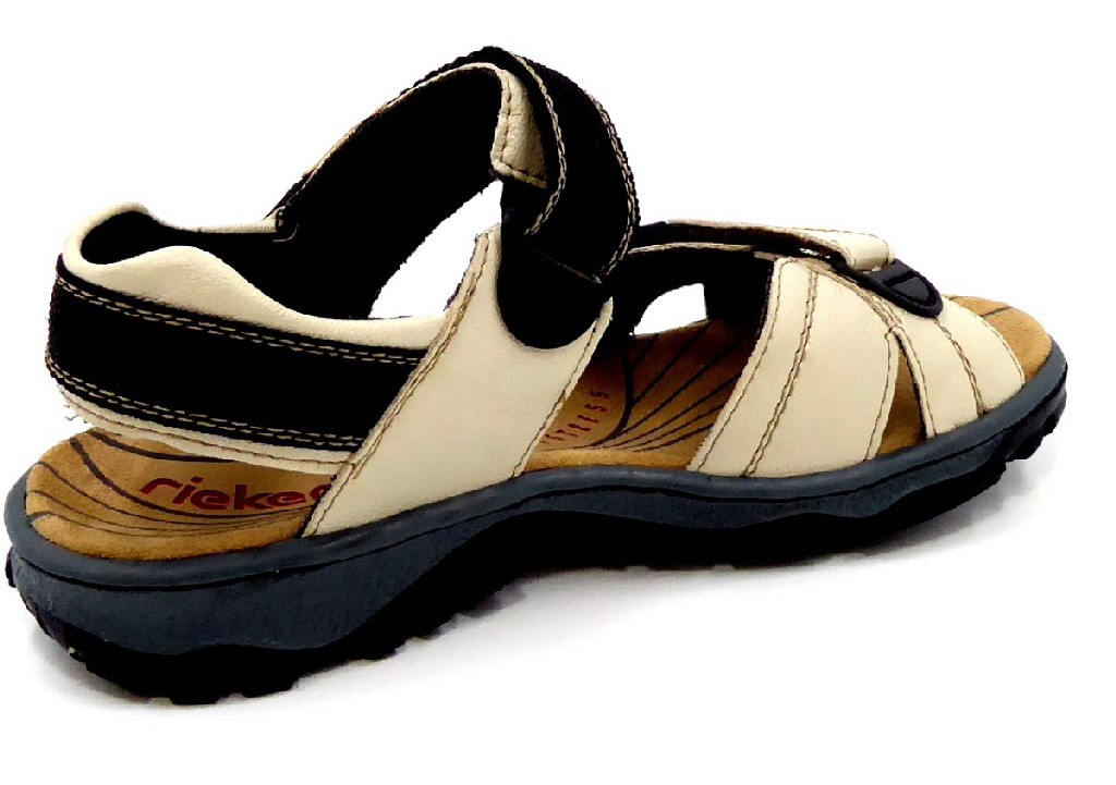 RIEKER Klassische Sandalen weiss