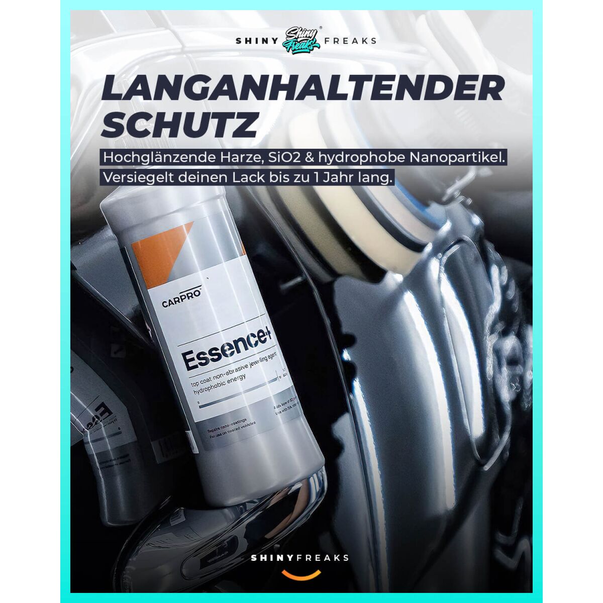 CarPro Politur Set Essence Plus   Ø125mm Pad | Keramikversiegelungs-Conditioner 500g