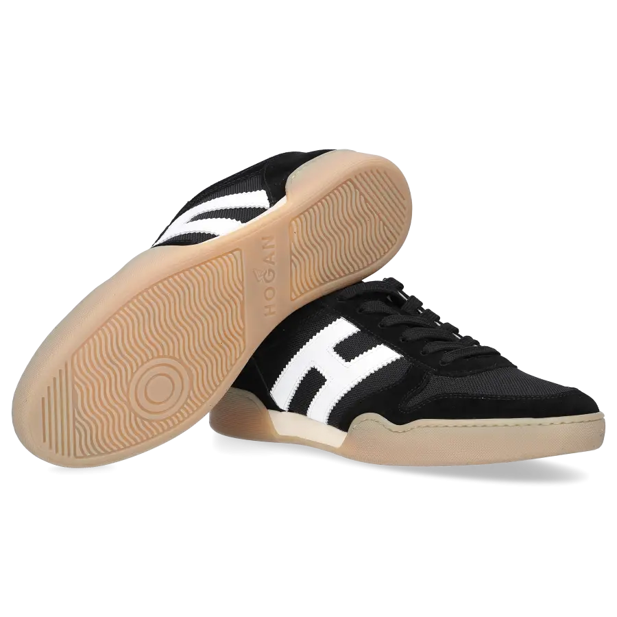 Hogan - Sneaker low H357 Veloursleder - schwarz