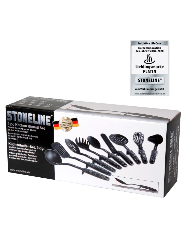 Stoneline Küchenhelfer Set 9-teilig in Anthrazit günstig kaufen onesize