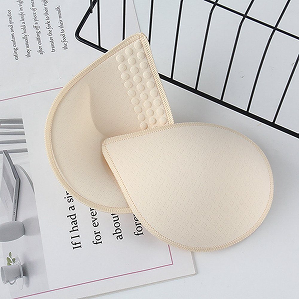 Ronner UG BH-Einlagen Bohnen BH Pads 4 Paar abnehmbare Sport BHs oder Bikinioberteile (Komfort und Selbstvertrauen), Austauschbar und verstellbar