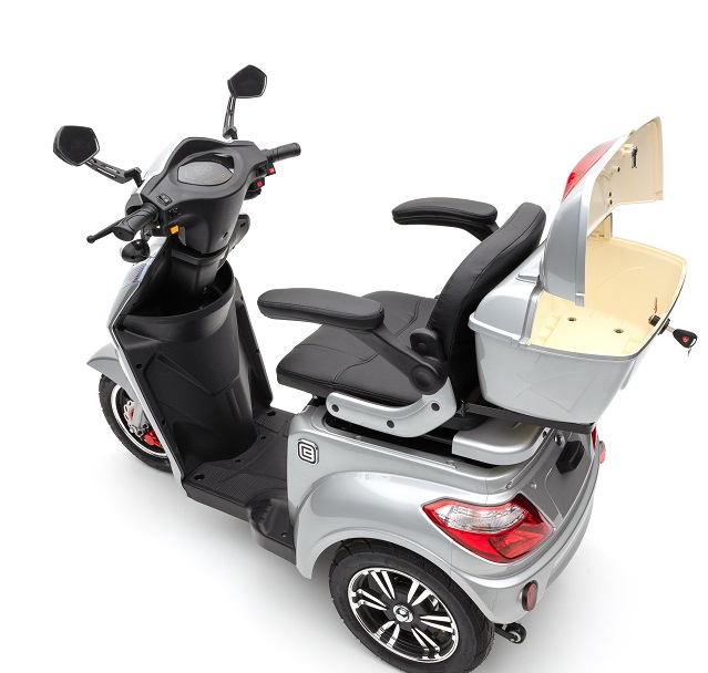 Econelo Elektro Dreiradroller S1000 Silber