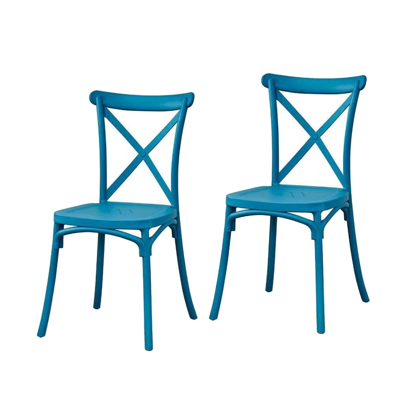 HTI-Living Stapelstuhl Stuhl Bryne 2er-Set (Set, 2 St), Stapelstuhl Kunststoffstuhl Bistrostuhl Esszimmerstuhl