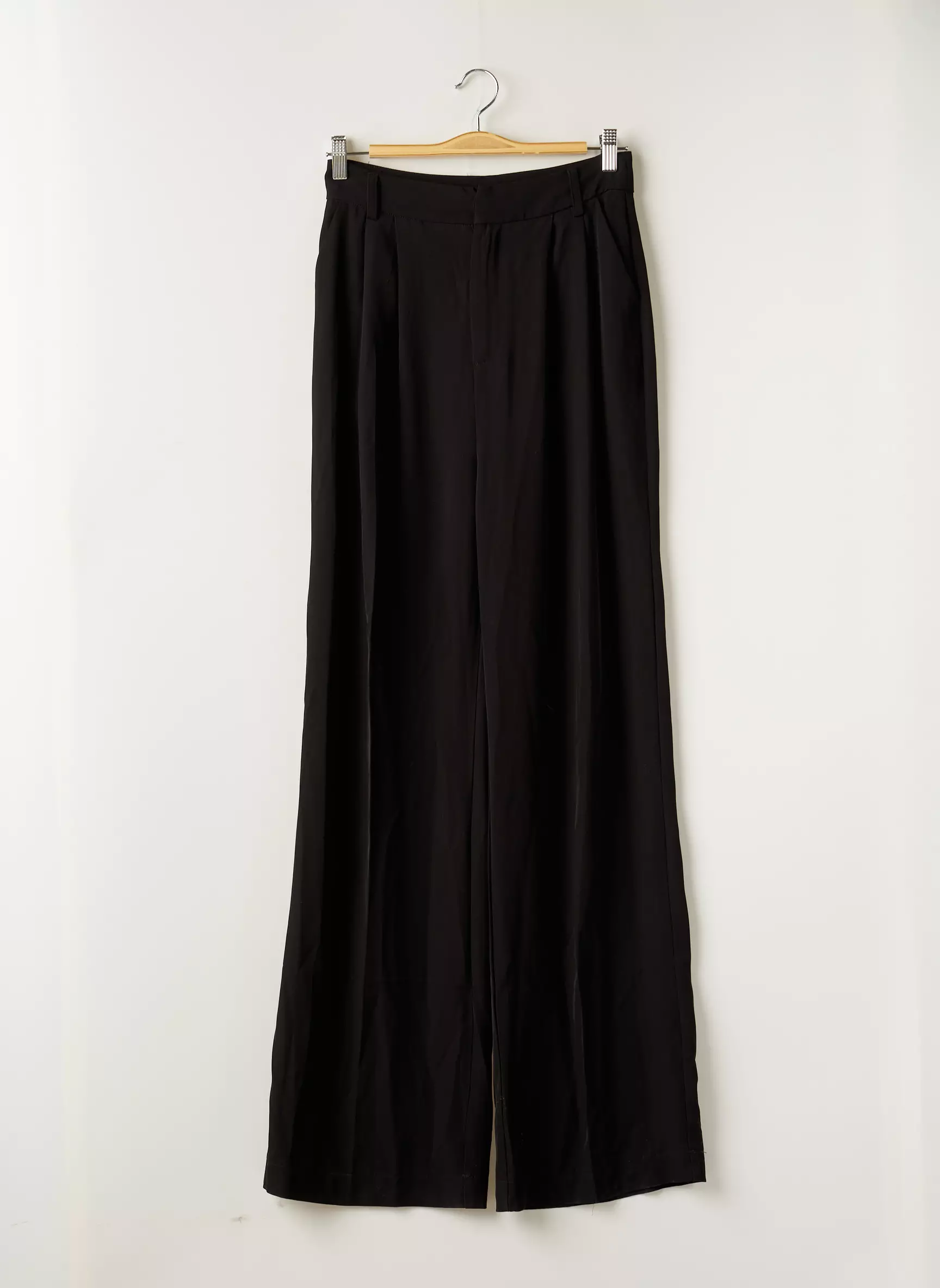 Loavies Pantalons Larges Femme couleur noir