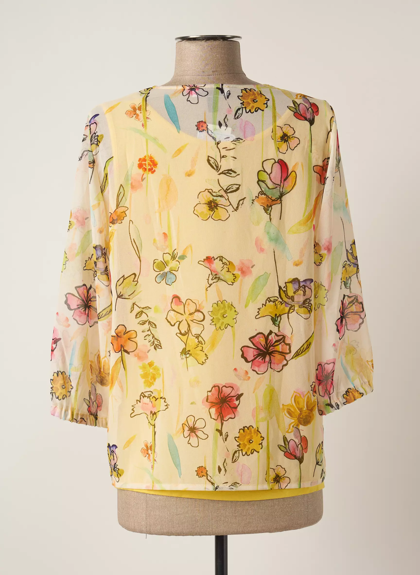 Meri Esca Blouses Femme couleur jaune
