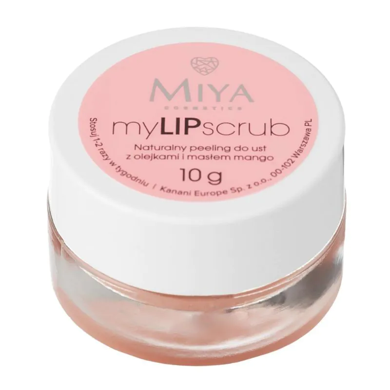 Miya Mylipscrub natūralus lūpų šveitiklis su aliejais ir mango sviestu