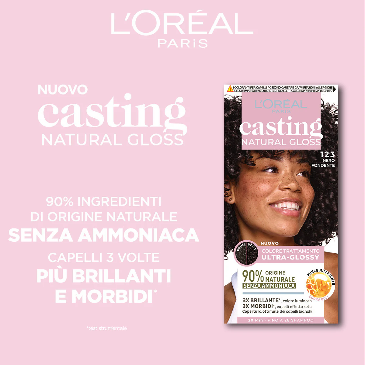 Tinte semipermanente Casting Natural Gloss sin amoníaco - Coloración y brillo para el cabello