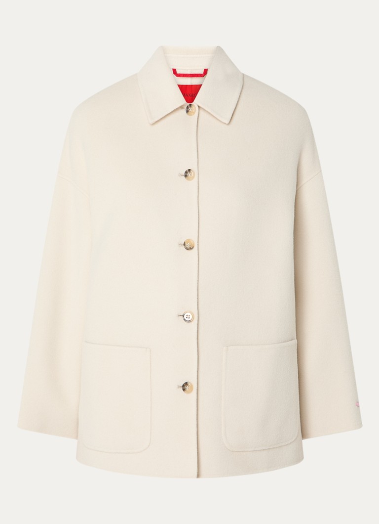 Max & Co Predazzo coat in wool blend with patch pockets