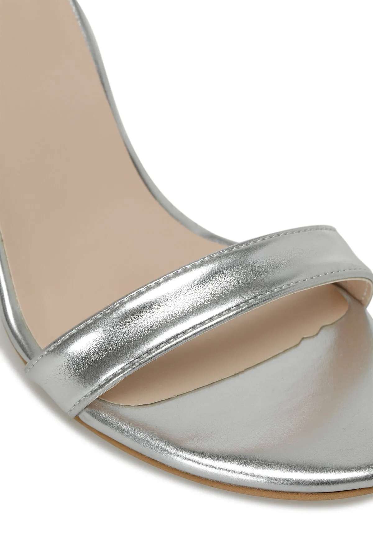 İnci  High Heels - Silberfarben - Pfennigabsatz/Stiletto