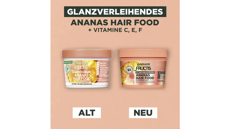 Garnier Fructis Maske Hairfood Ananas 400 ml