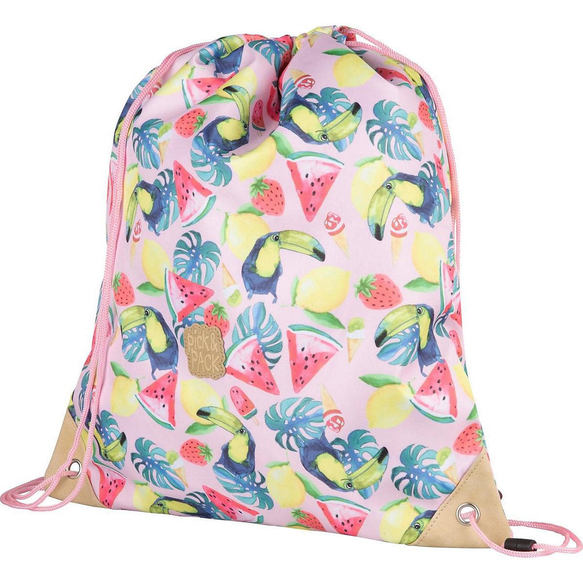 Sportbeutel Tropical Fruit, Soft pink