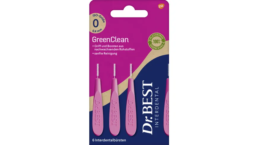 Dr.BEST Interdental GreenClean Size 0 0,4mm