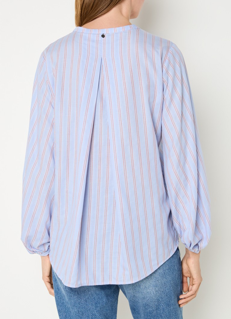 River Woods  Tuniek met streepprint en ballonmouw