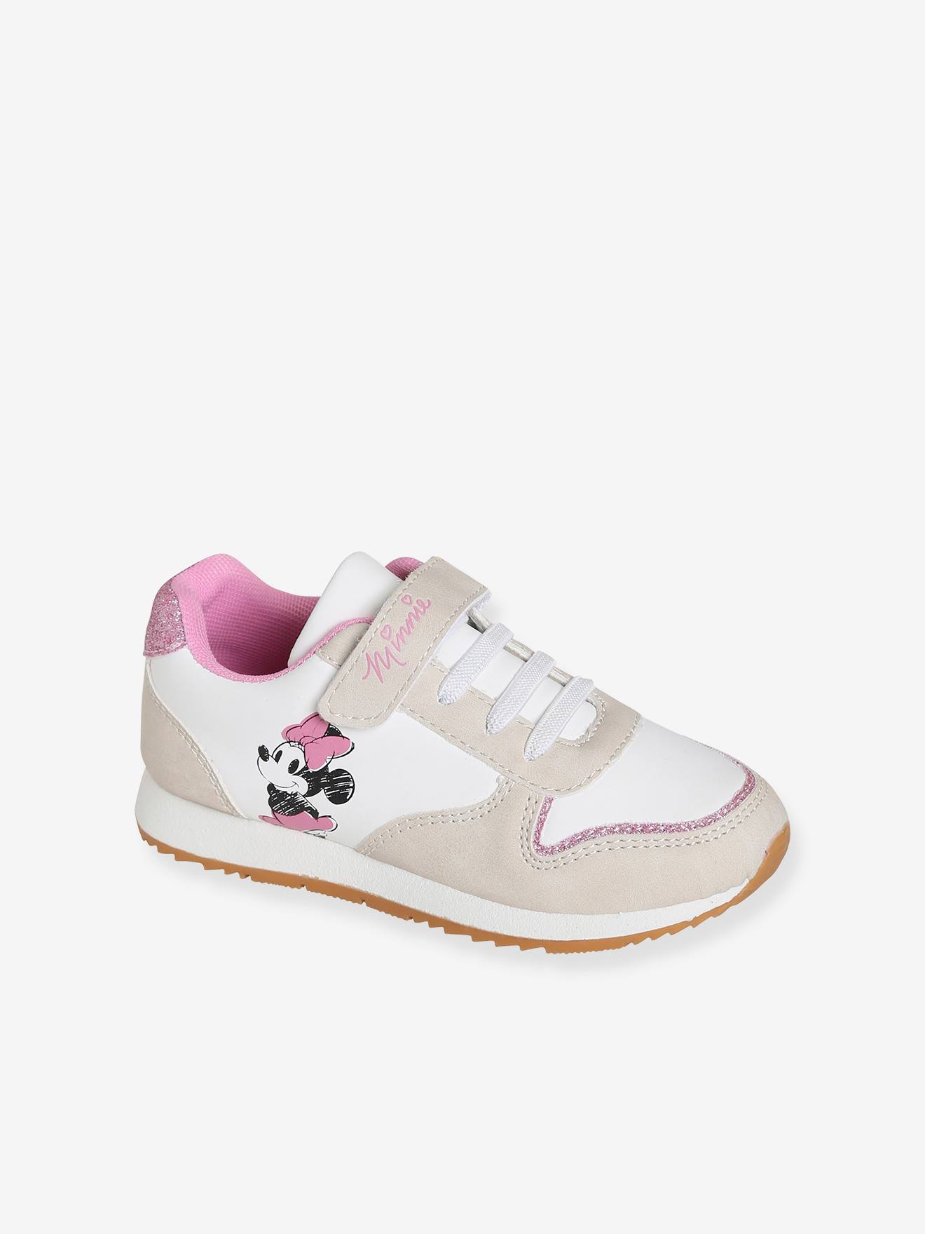 Baskets basses fille DS® Minnie blanc / beige
