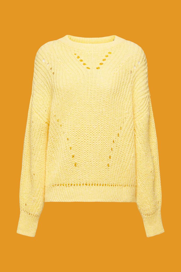 Pullover mit Zopf-Muster