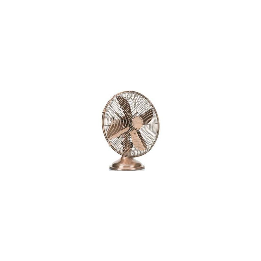 Tristar Tischventilator Metall-Tischventilator Retro,Kupfer,30cm VE-5970 Kupf