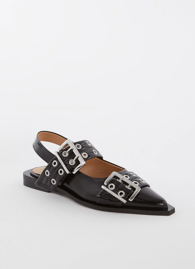 Ganni Slingback with buckle detail