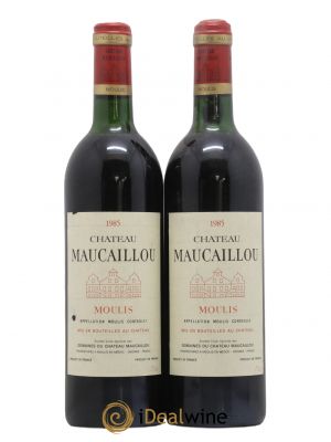 Château Maucaillou  1985 - Lot de 2 Bouteilles