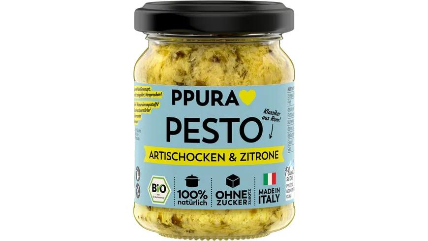 PPURA Bio Pesto Artischocke 120 g
