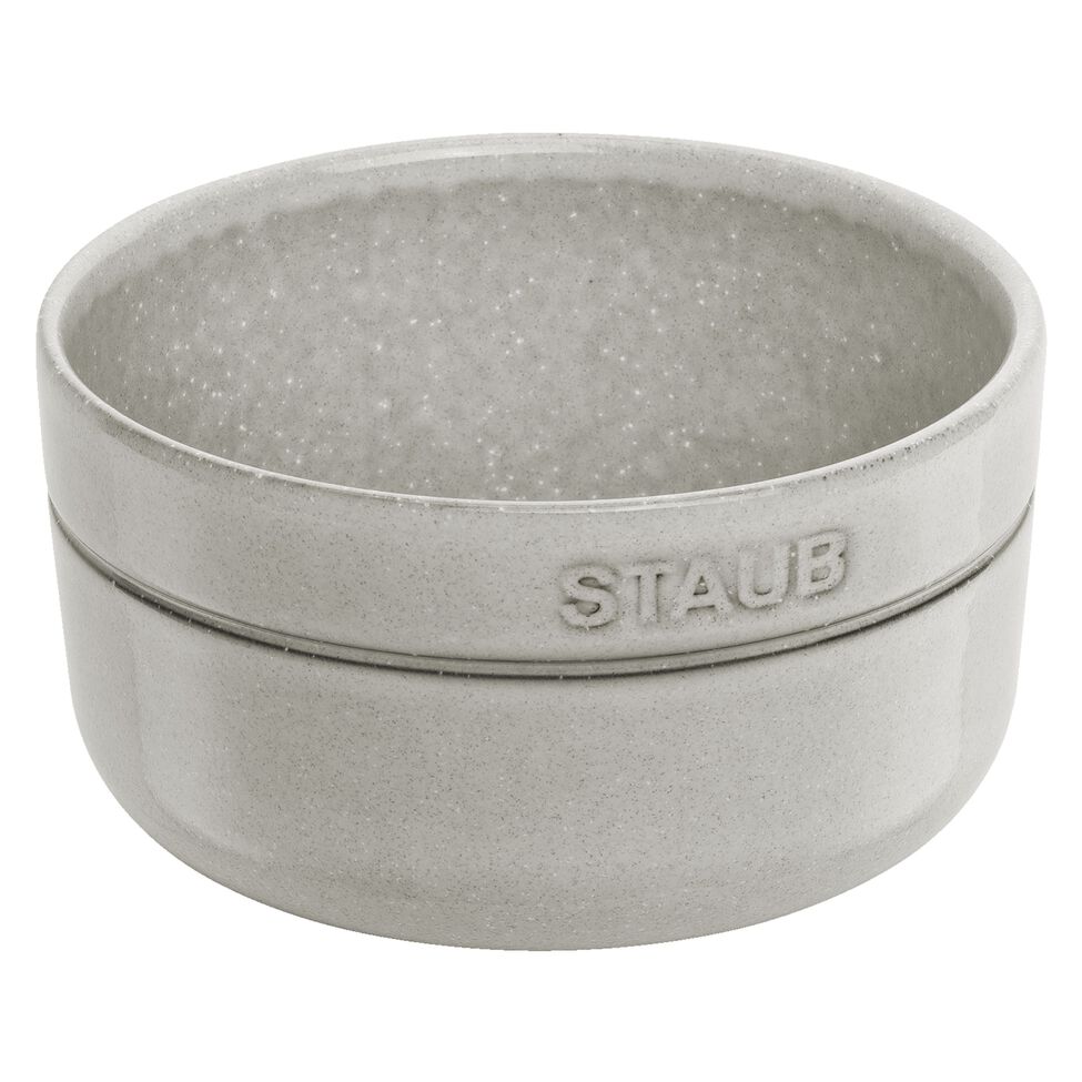 Schüssel 12 cm, Keramik, Weisser Trüffel