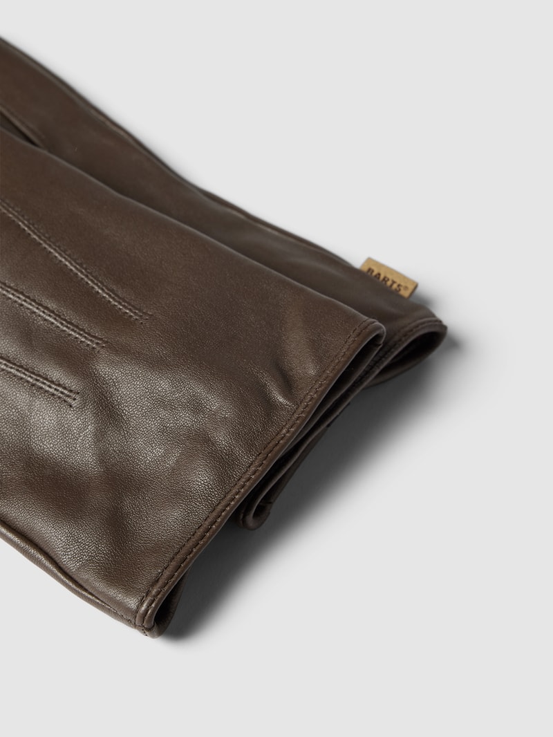 Handschuhe aus Leder Modell 'Birdsville' in mittelbraun