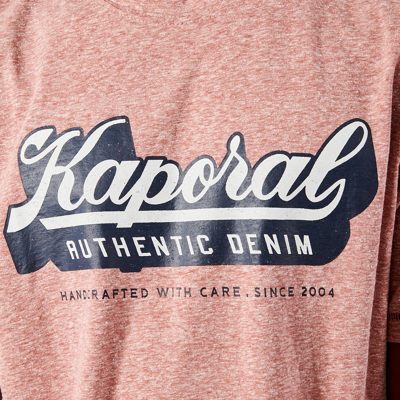 BASE   T-shirt rouge homme