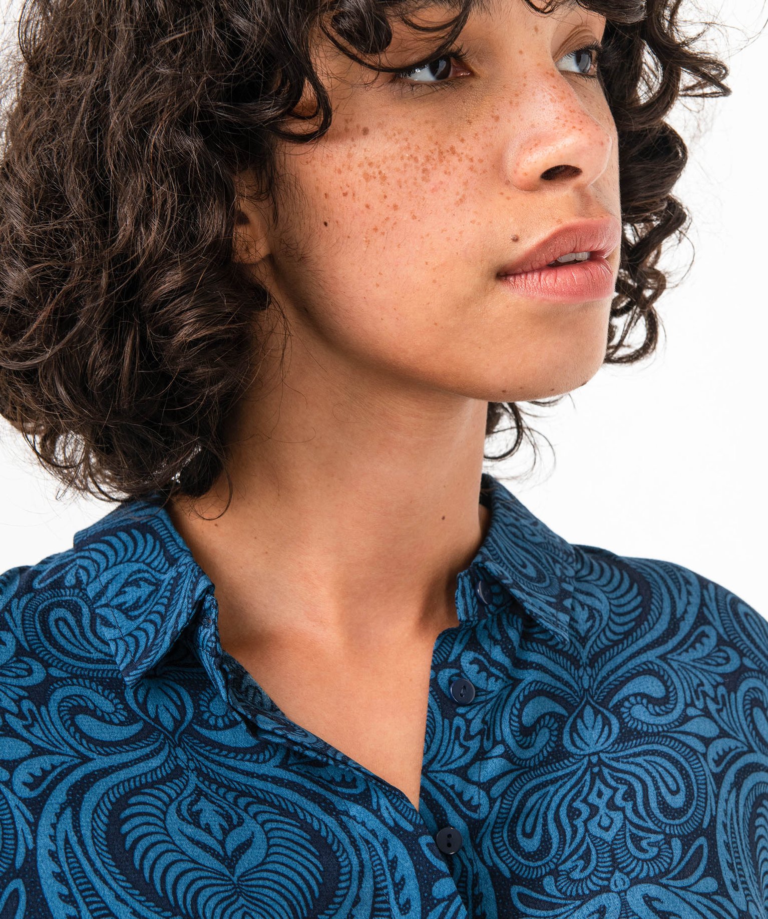 Blouse de grossesse fluide imprimée à manches 3/4 divers | GEMO