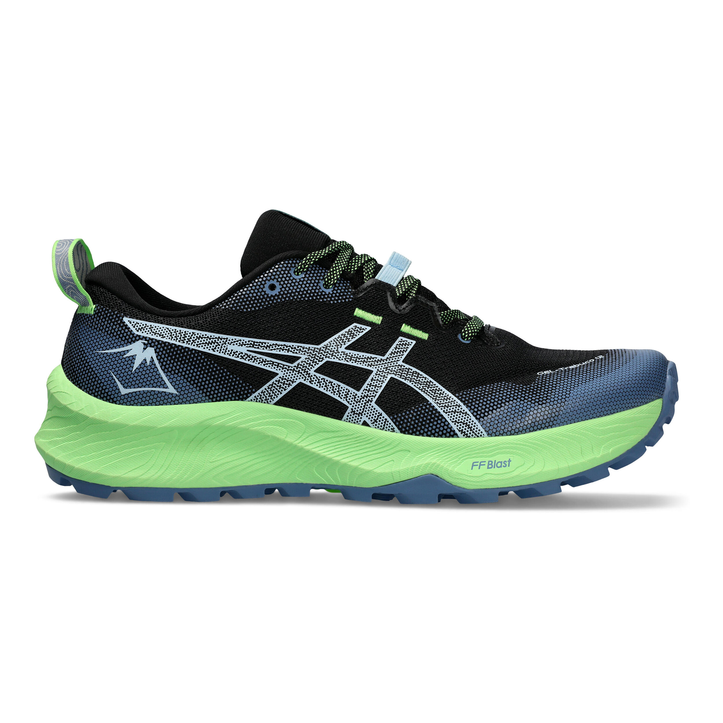 Gel-Trabuco 12 Trailschuh Herren - Blau, Neongrün