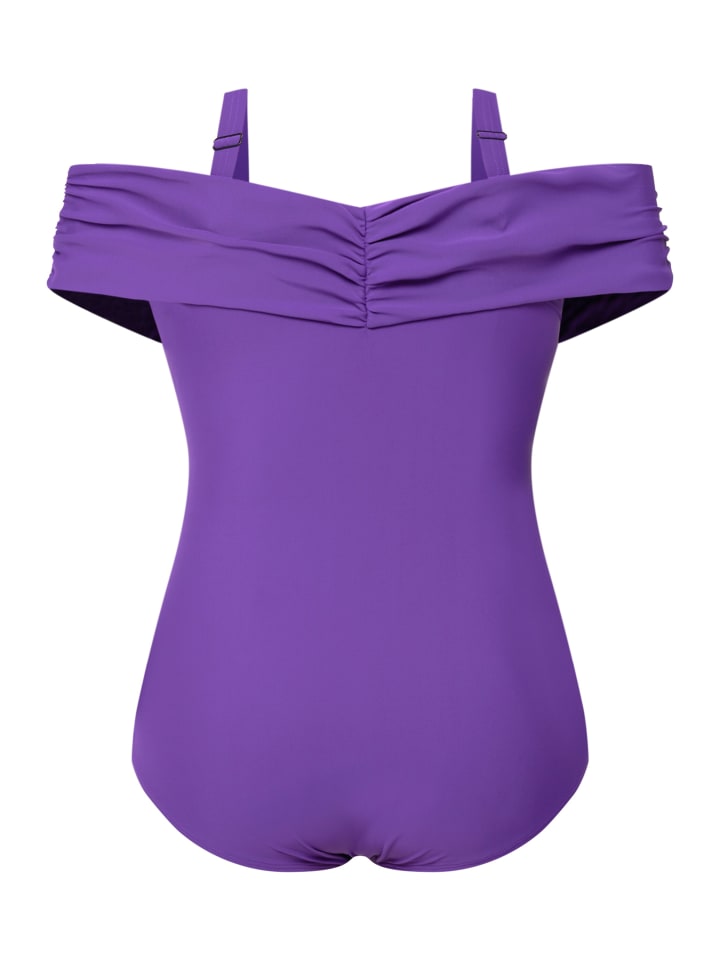 Ulla Popken Badeanzug in violett günstig kaufen