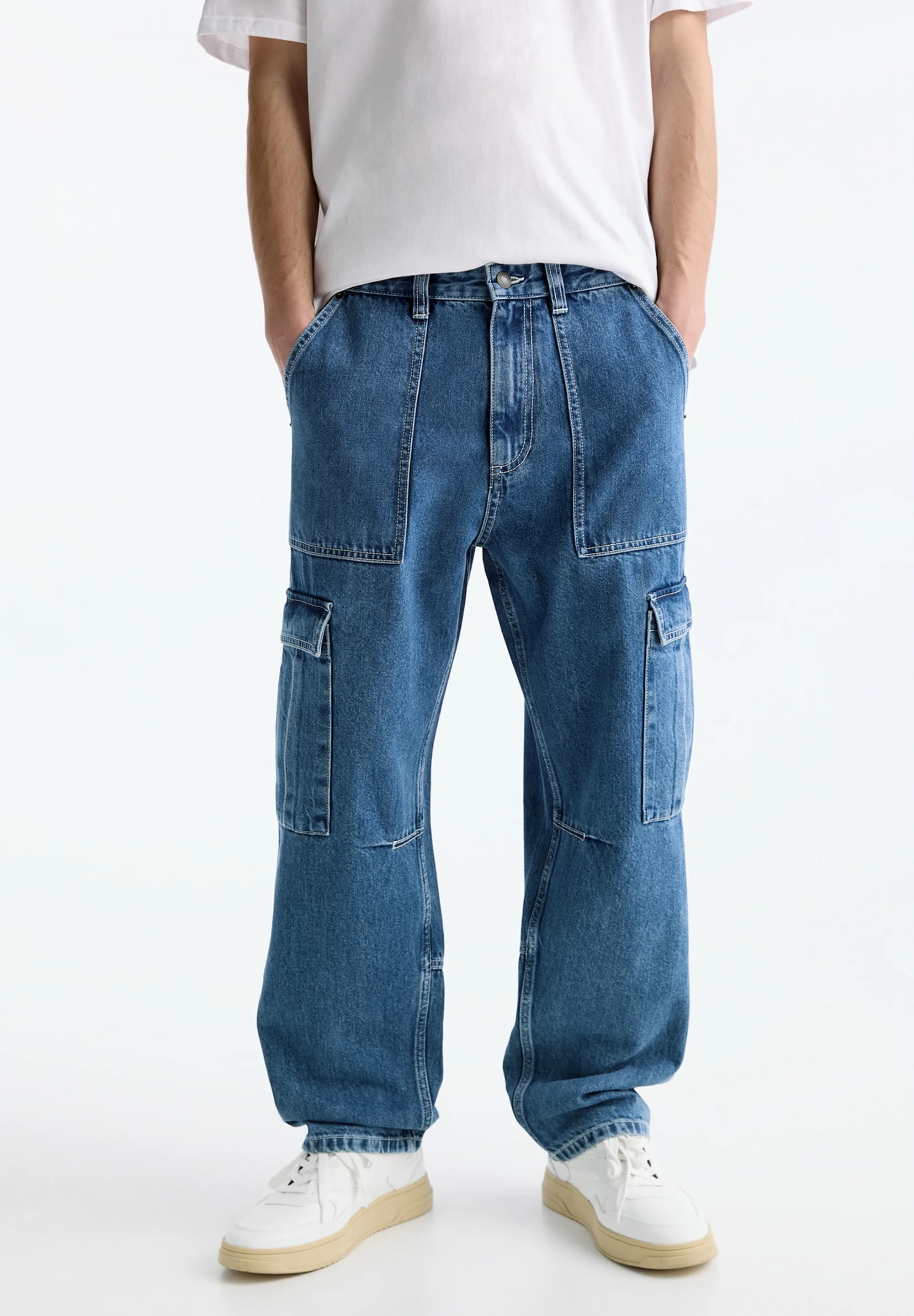 PULL&BEAR BAGGY - Vaqueros holgados