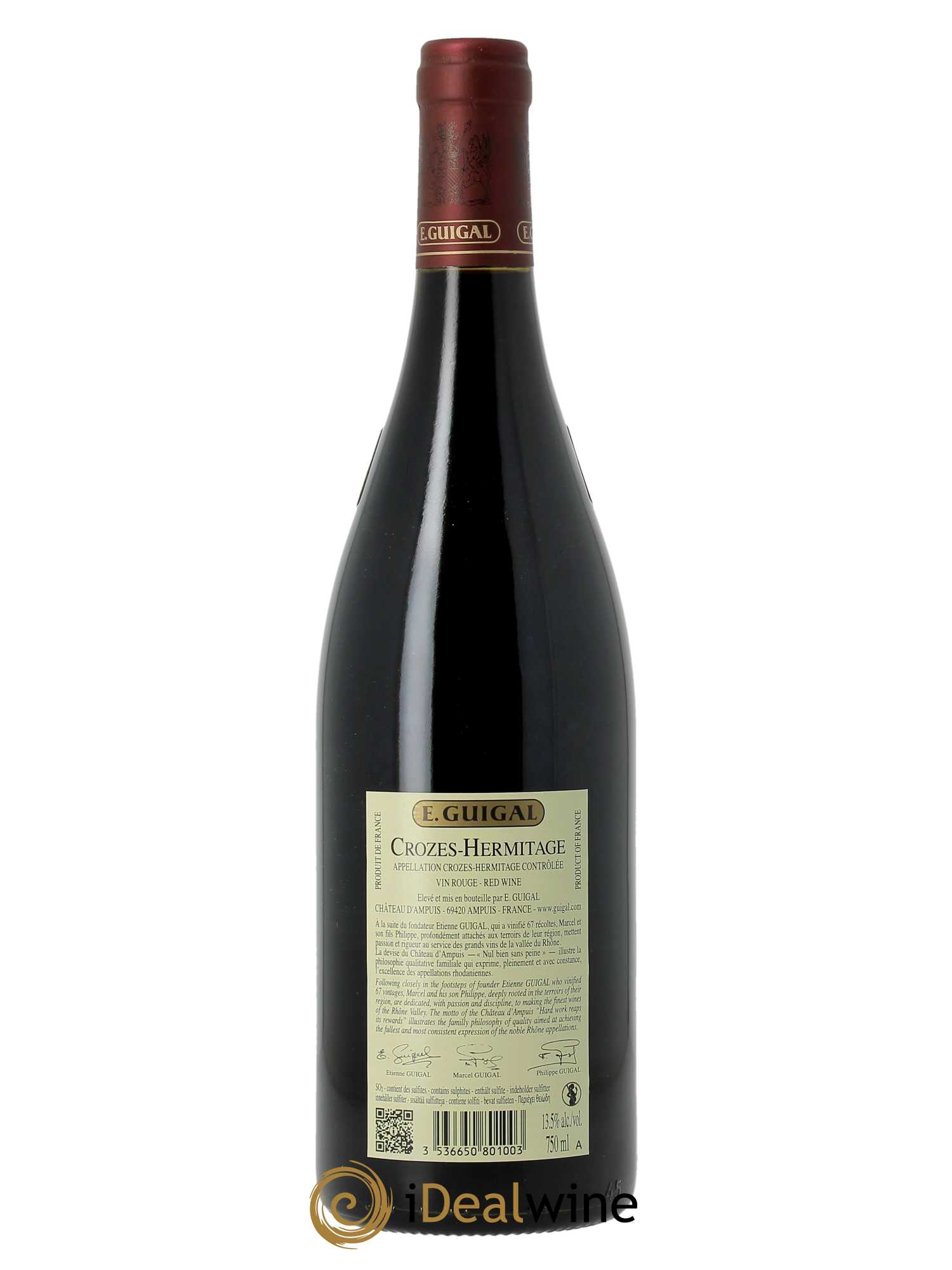 Crozes-Hermitage Guigal  2020 - Lot de 1 Bouteille