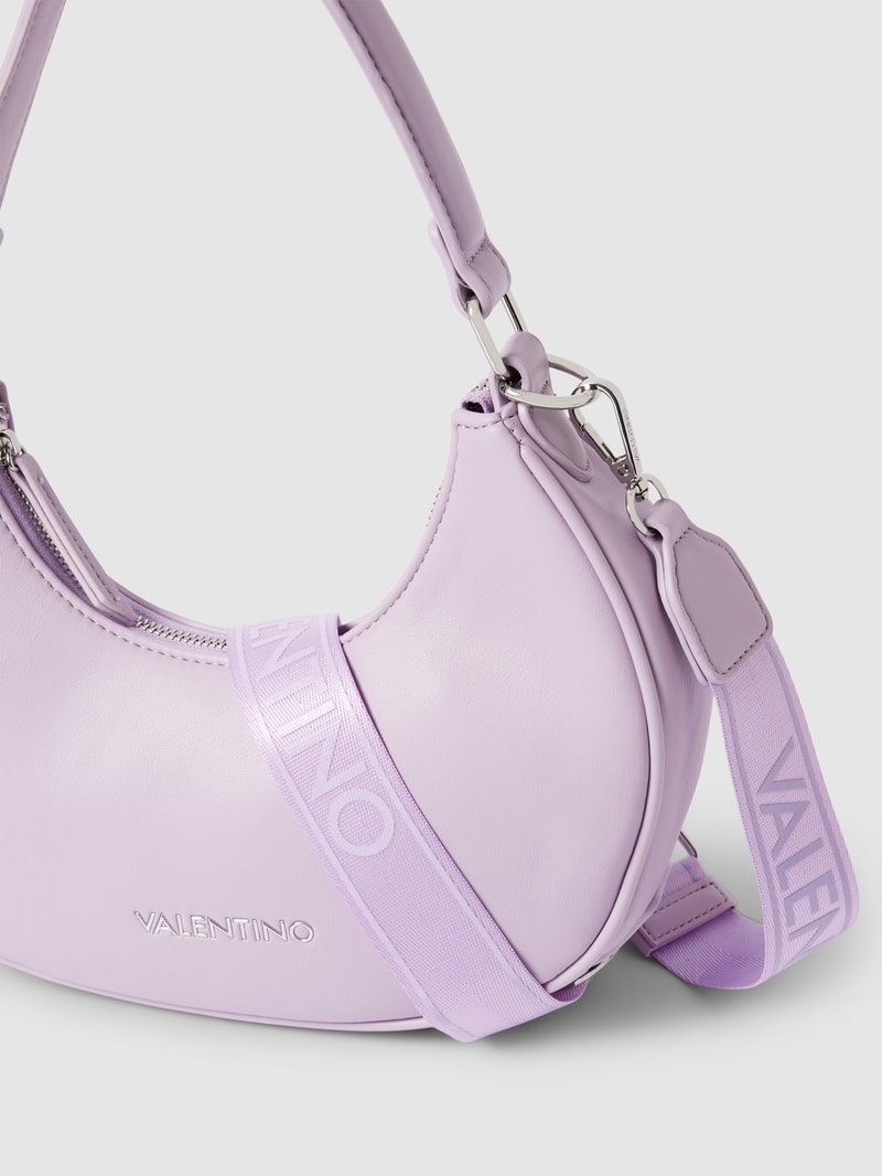 Saddle Bag mit Label-Details in flieder