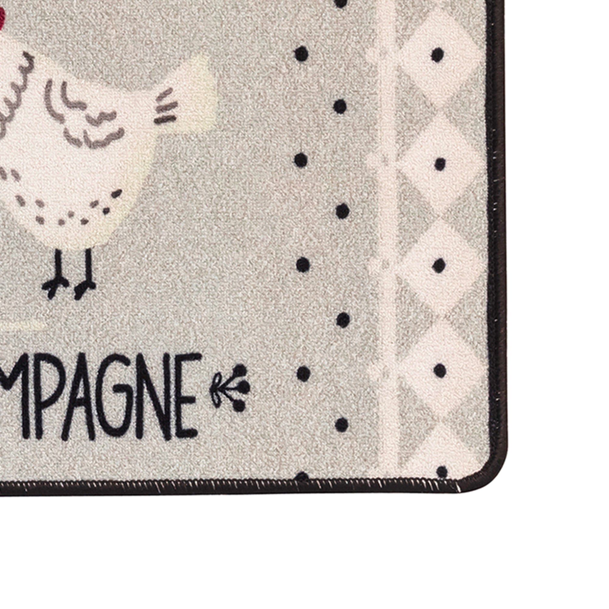 Tapis cuisine texte 